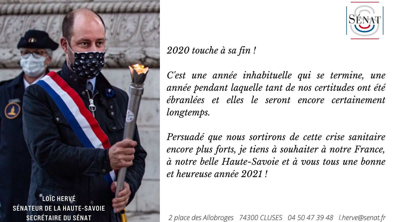 Très bonne et heureuse année 2021 !
