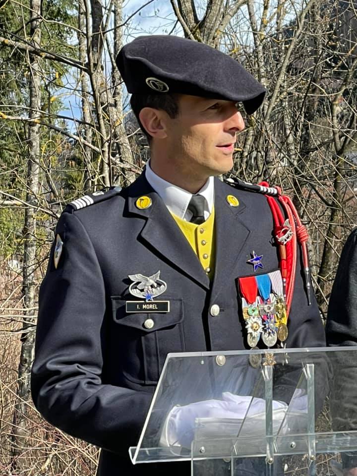 Cérémonie en hommage au lieutenant Tom MOREL
