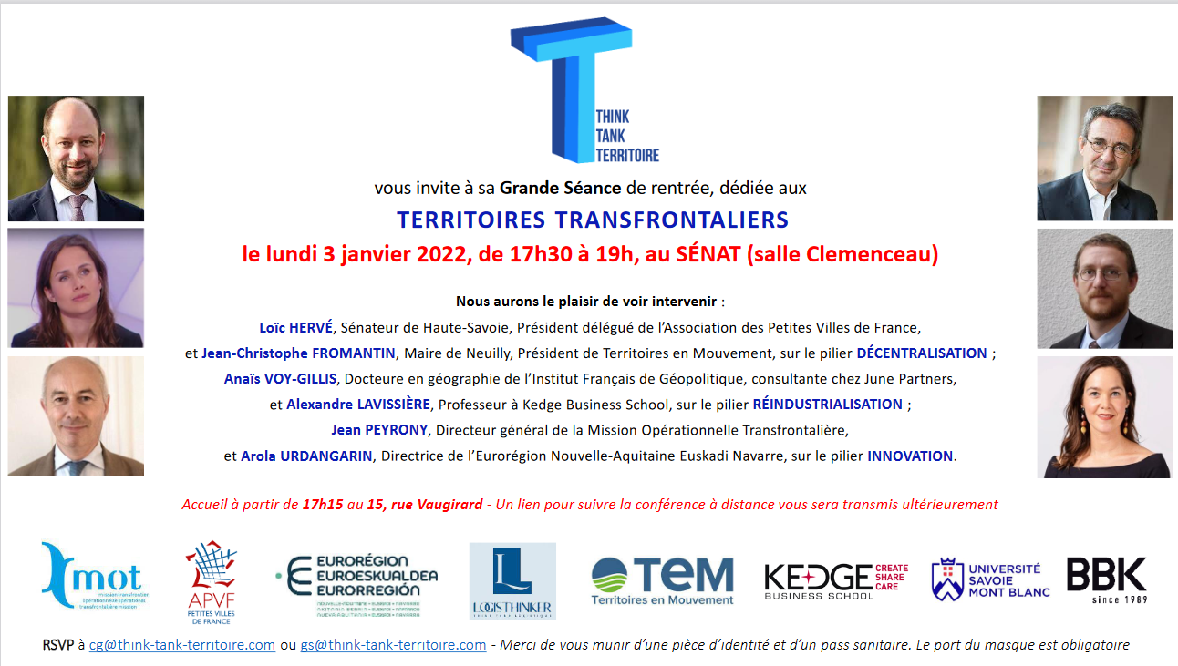 Colloque Territoires Transfrontaliers
