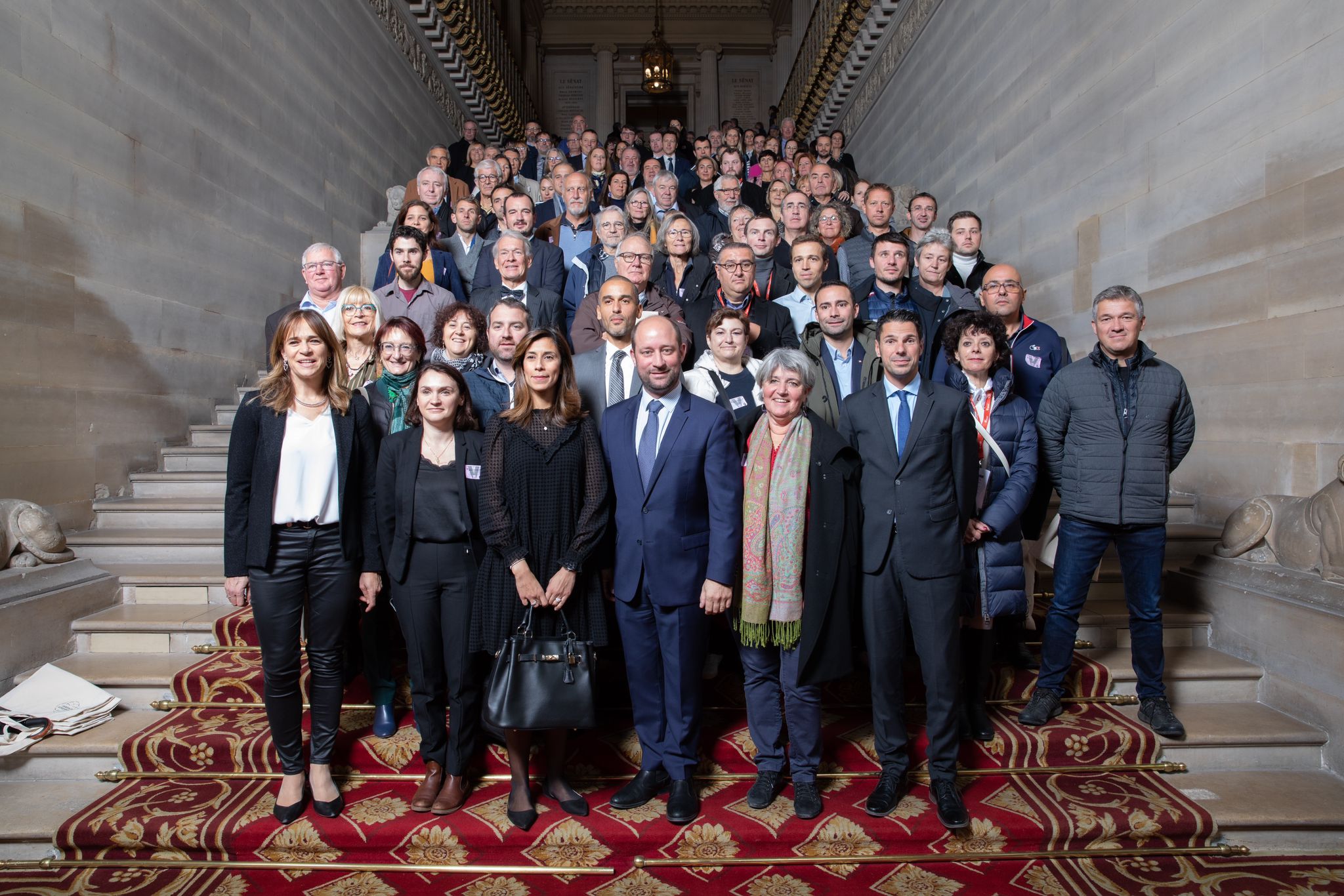 Accueil des Maires de la Haute-Savoie au Sénat
