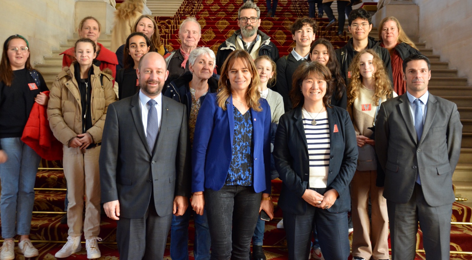 Accueil du Conseil Municipal des Jeunes de Machilly
