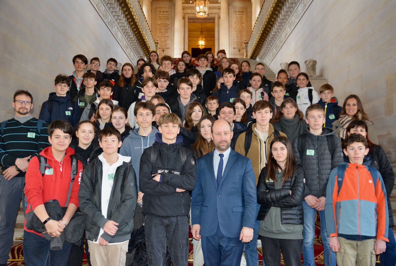 Accueil de deux classes du Collège Sainte-Marie de la Roche-sur-Foron
