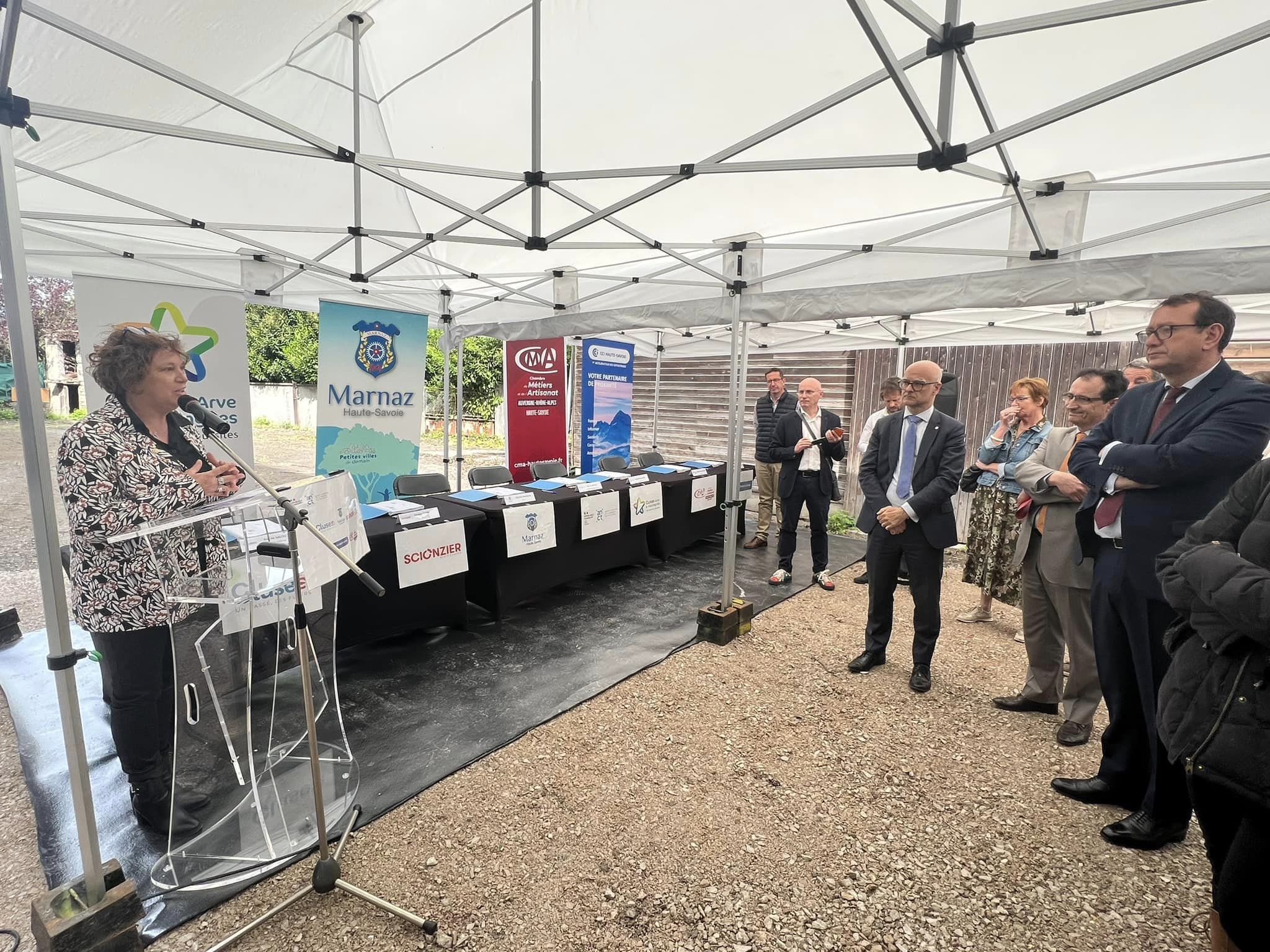 Signature des conventions Petites Villes de Demain de Cluses, Marnaz et Scionzier
