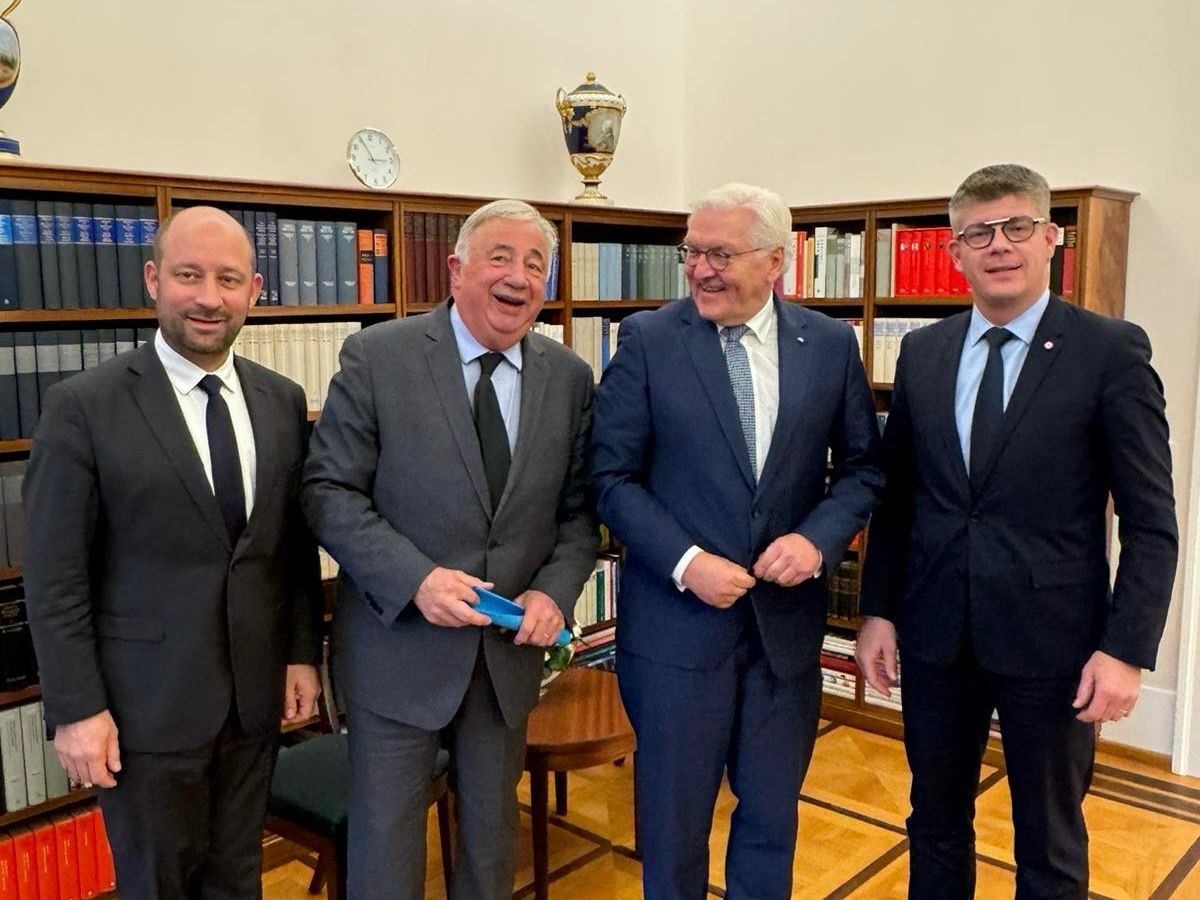 Aux côtés de Gérard LARCHER, rencontre du Président fédéral d’Allemagne et de la Présidente du Bundesrat
