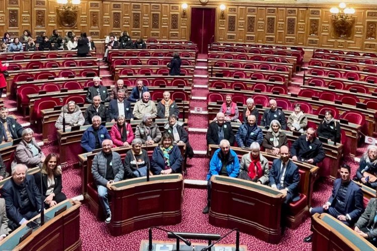 Loïc HERVÉ accueille l’Association des membres du Mérite Agricole de la Haute-Savoie

