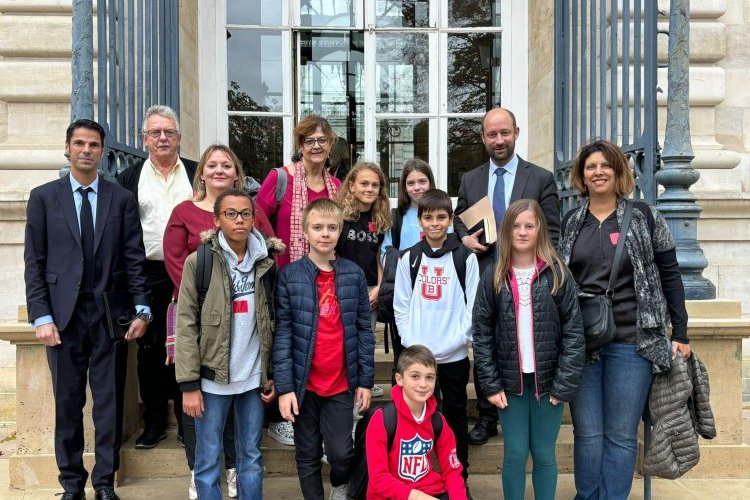 Visite du conseil municipal des enfants de Loisin
