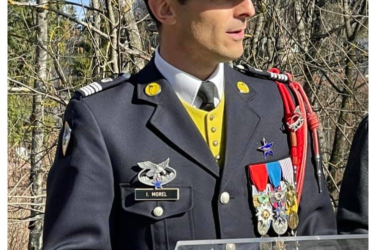 Cérémonie en hommage au lieutenant Tom MOREL
