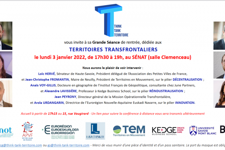 Colloque Territoires Transfrontaliers
