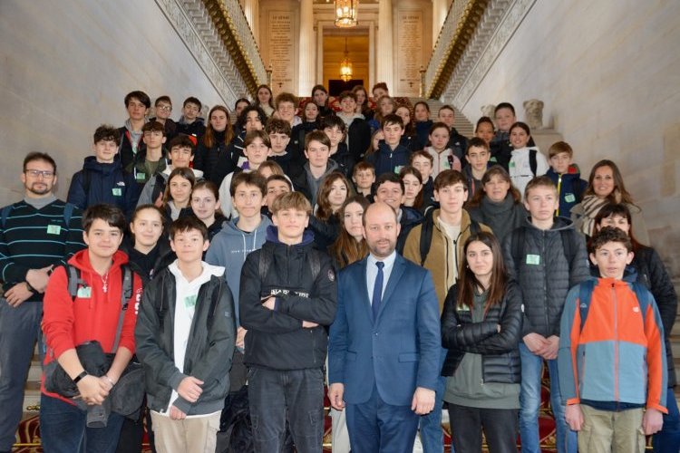 Accueil de deux classes du Collège Sainte-Marie de la Roche-sur-Foron
